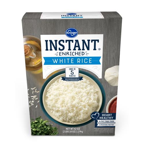 Riz blanc enrichi instantané Kroger 42 oz