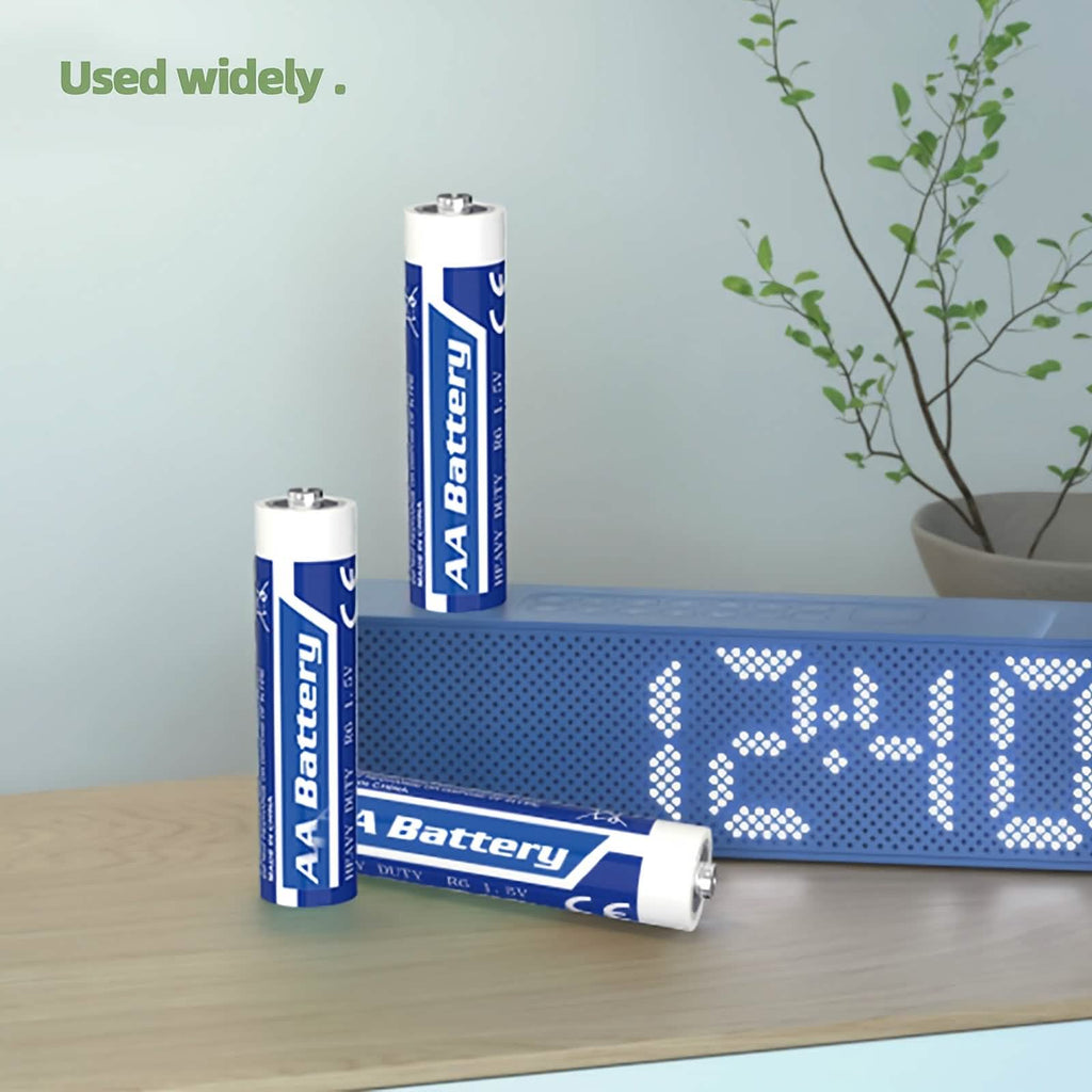 Lot de 48 piles : AA + AAA Carbone – 1,5 V, non rechargeables