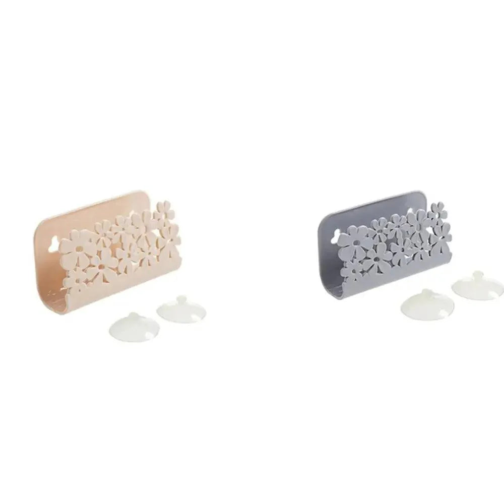 Support de séchage durable pour cuisine et salle de bain, lot de 2, support de rangement à ventouse pour éponges d'évier de toilette, support à ventouse pour torchons, support de rangement pour brosses et savon