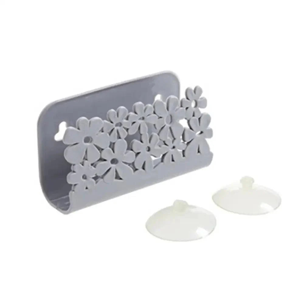 Support de séchage durable pour cuisine et salle de bain, lot de 2, support de rangement à ventouse pour éponges d'évier de toilette, support à ventouse pour torchons, support de rangement pour brosses et savon