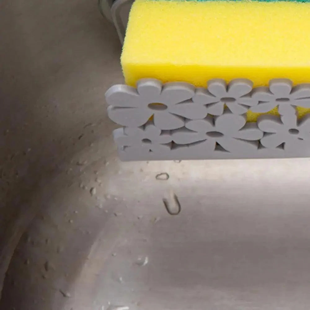Support de séchage durable pour cuisine et salle de bain, lot de 2, support de rangement à ventouse pour éponges d'évier de toilette, support à ventouse pour torchons, support de rangement pour brosses et savon