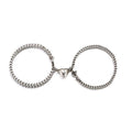 Lot de 2 bracelets magnétiques en acier inoxydable avec chaîne en acier inoxydable pour couple, homme et femme, couleur argent et or, cœurs magnétiques qui s'attirent mutuellement