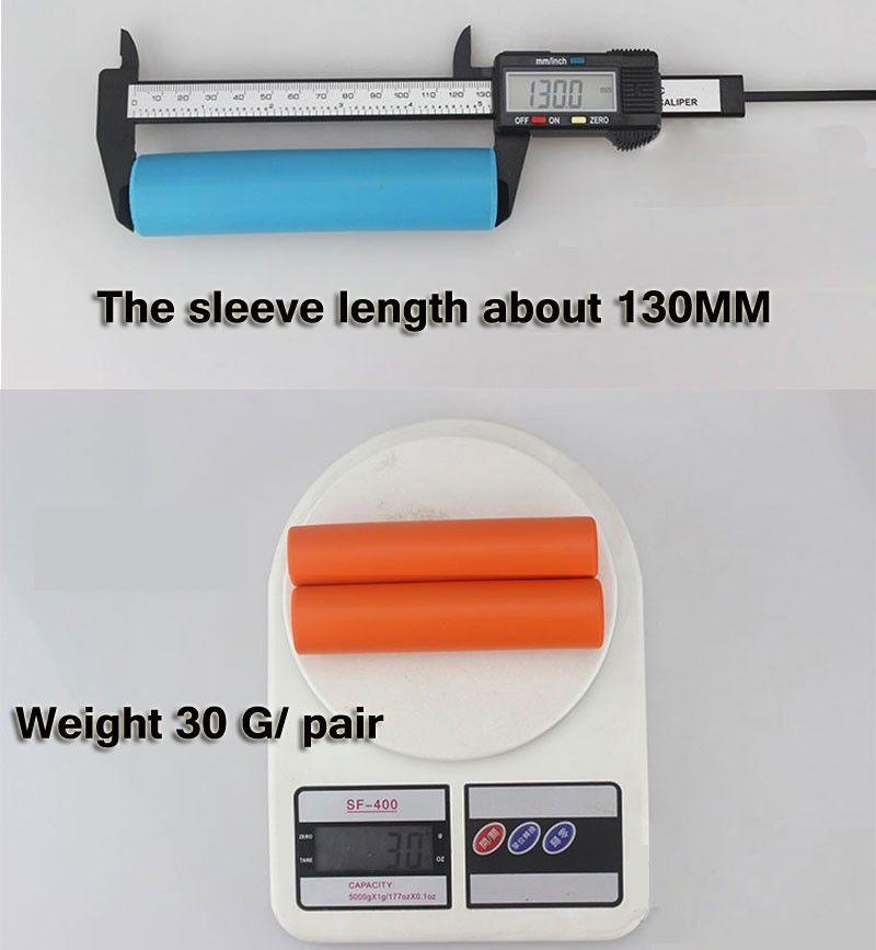 2 poignées de vélo en silicone antidérapantes et absorbant les chocs pour VTT, en gel de silice, super légères, antidérapantes, antichoc, avec blocage, pour cyclisme