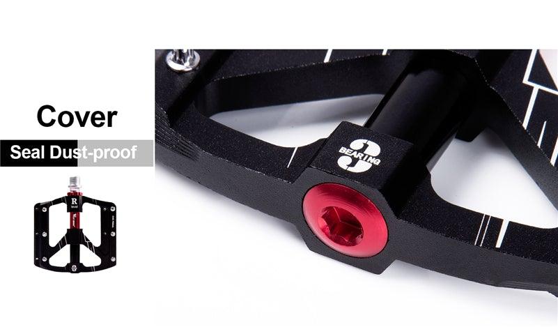 3 roulements Pédales de vélo ultralégères antidérapantes Pédales de route Cyclisme Pédales de vélo à roulement étanche Accessoires Pédales de roulement pour vélo Pédales de vélo légères pour vélos de route
