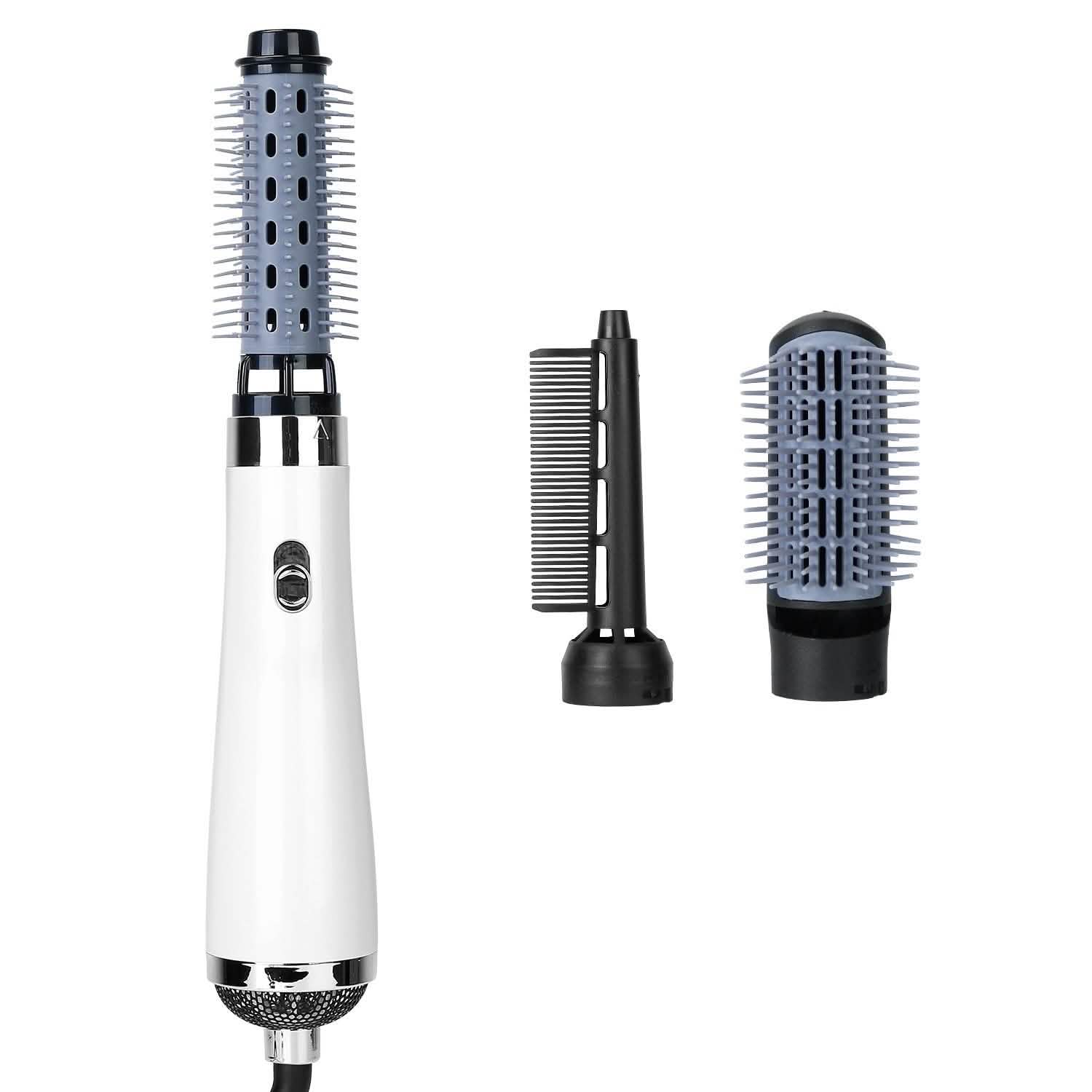 Brosse Soufflante 3-en-1 Sèche-Cheveux et Peigne Coiffant en un Seul Geste