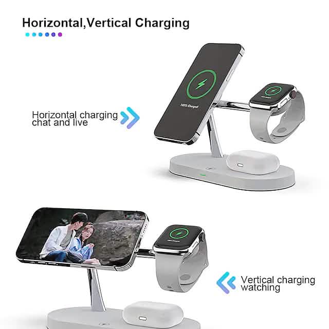 Chargeur sans fil magnétique 3-en-1