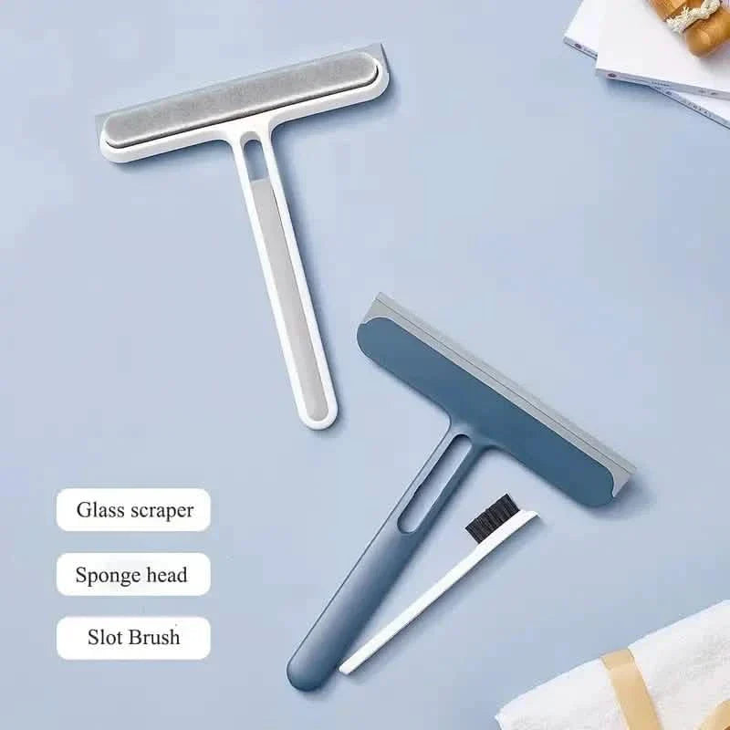 Brosse de nettoyage de vitres multi-usage 3 en 1