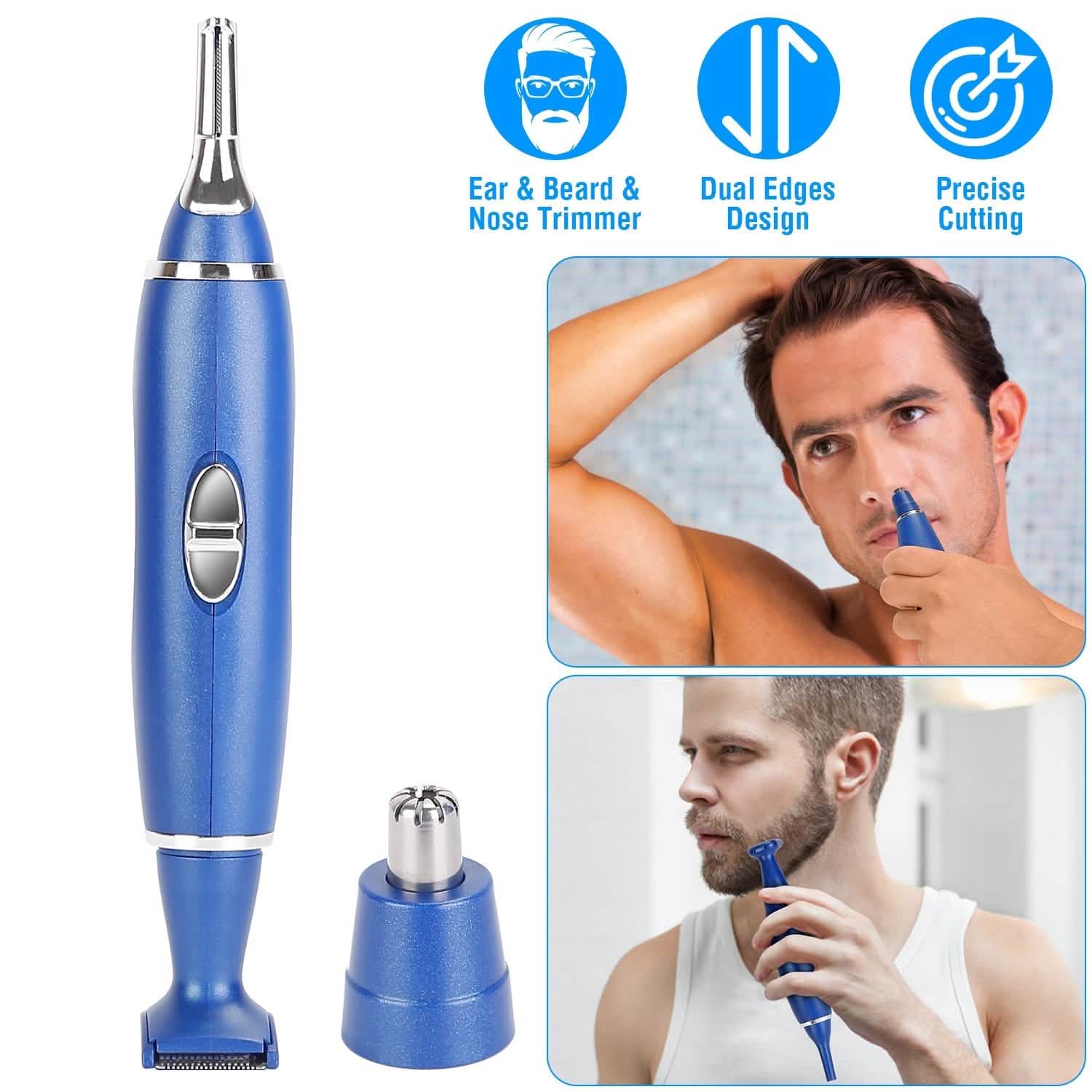 Tondeuse 3-en-1 nez, sourcils et barbe