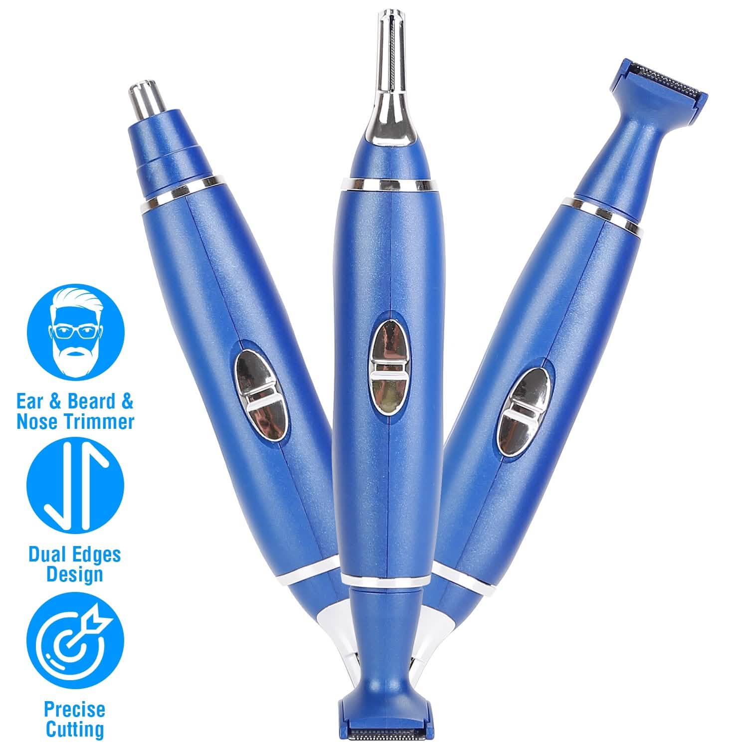 Tondeuse 3-en-1 nez, sourcils et barbe