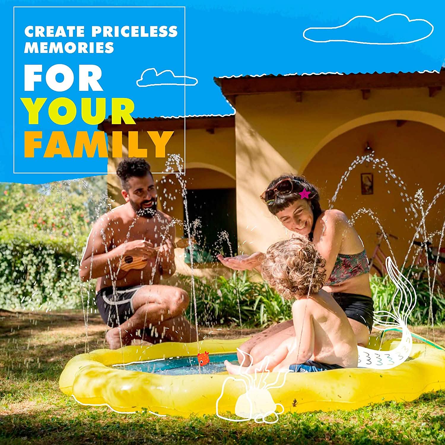 Fontaine de jeu 3 en 1 pour enfants