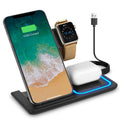 Station de recharge rapide sans fil pliable 3-en-1