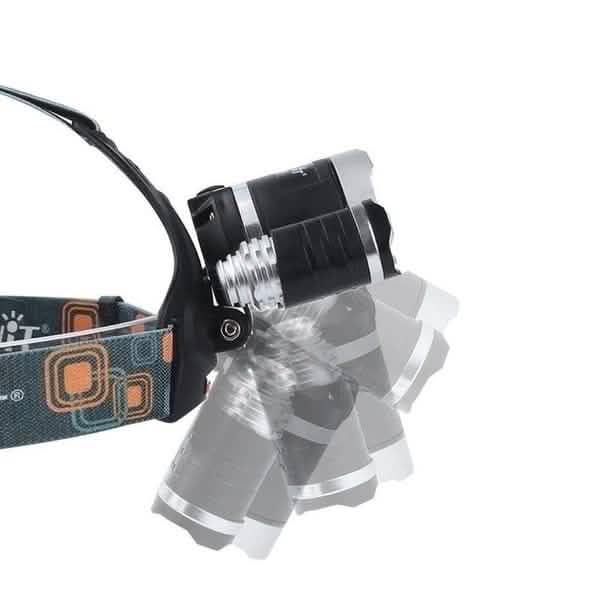 3 LED XM-L T6 Lampe Frontale Étanche Torche Lampe de Poche
