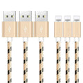 Lot de 3 : Chargeur Lightning Apple de 3 mètres