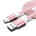 Lot de 3 : Câble USB Lightning pour iPhone tressé renforcé de 3 m