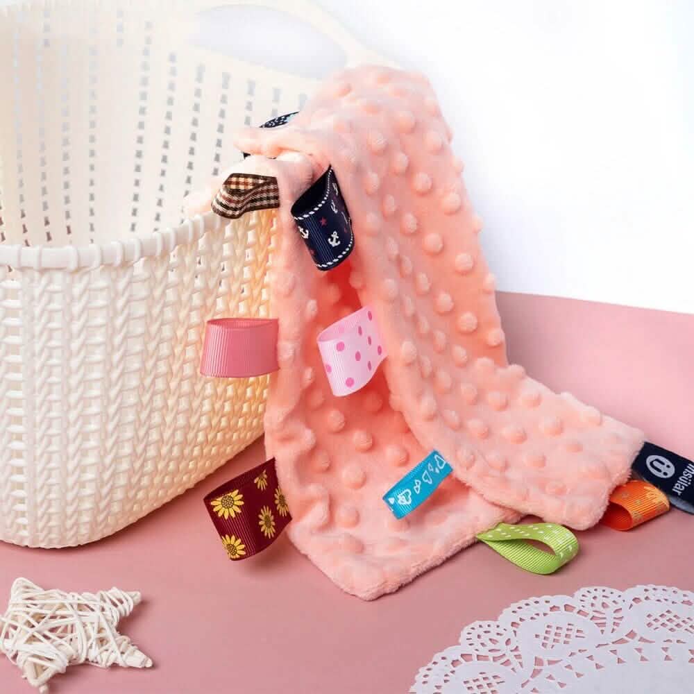 Lot de 3 : Serviette de bain, Couverture à mordiller, Aide au sommeil et Jouets sensoriels