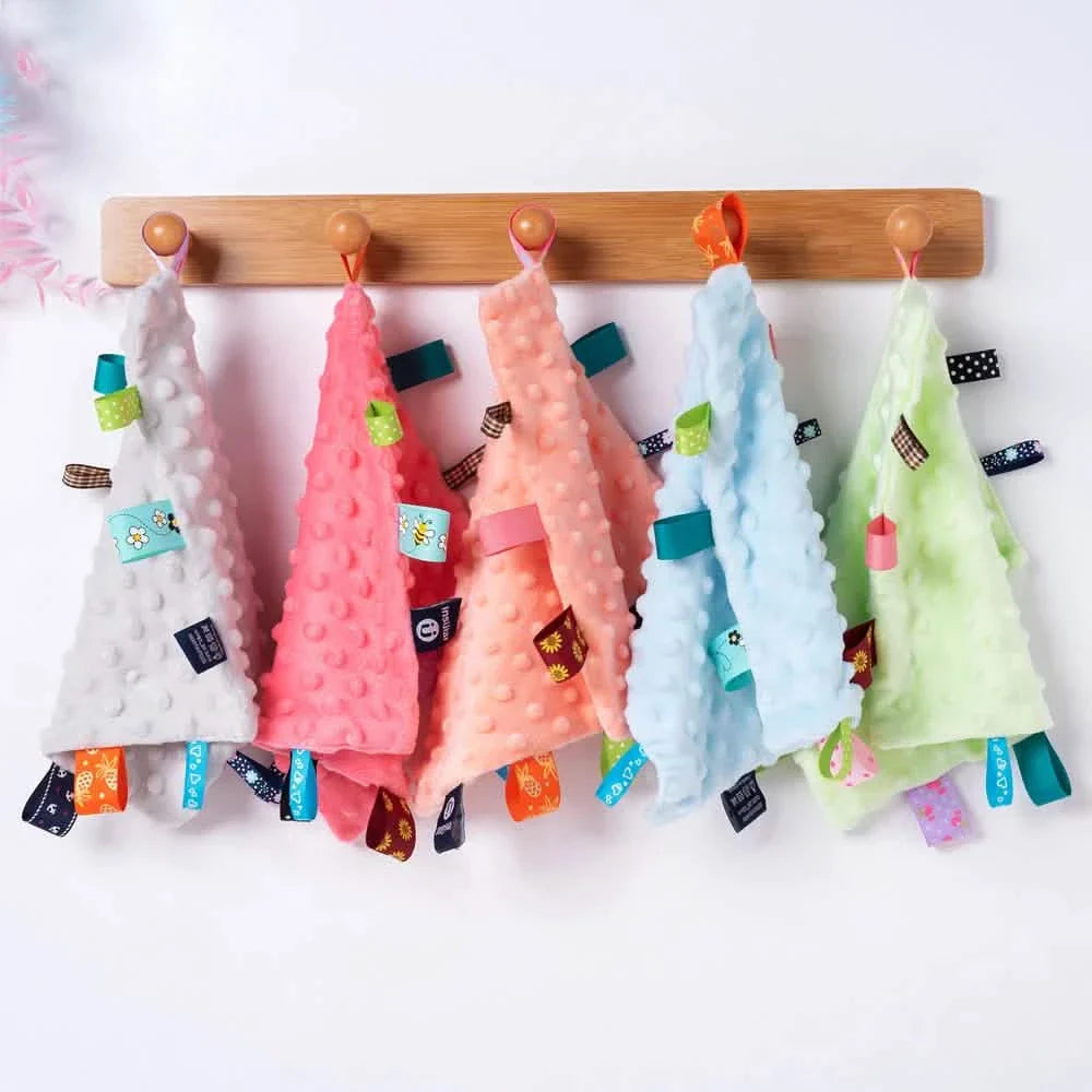 Lot de 3 : Serviette de bain, Couverture à mordiller, Aide au sommeil et Jouets sensoriels