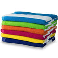 Lot de 3 : Serviette de plage en coton à rayures cabana