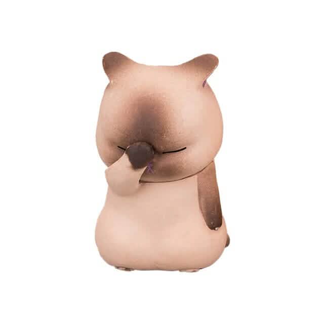 Lot de 3 : Figurines de chats miniatures Décoration animale de dessin animé