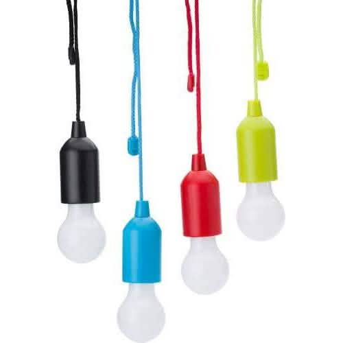 Lot de 3 : ampoule LED décorative et portable à tirette