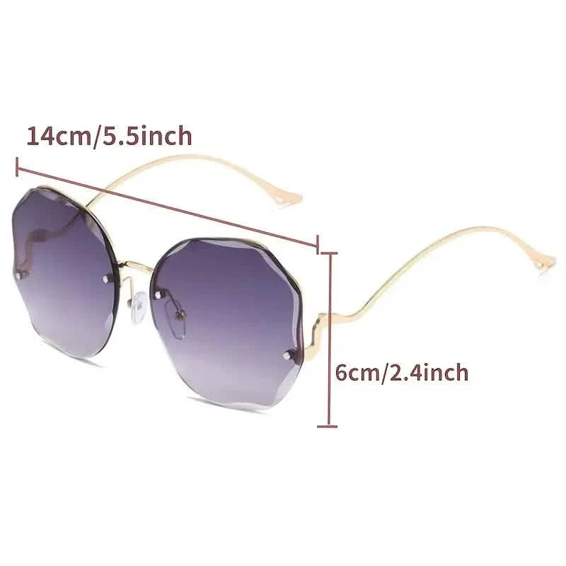 Lot de 3 : Lunettes de soleil dégradées tendance