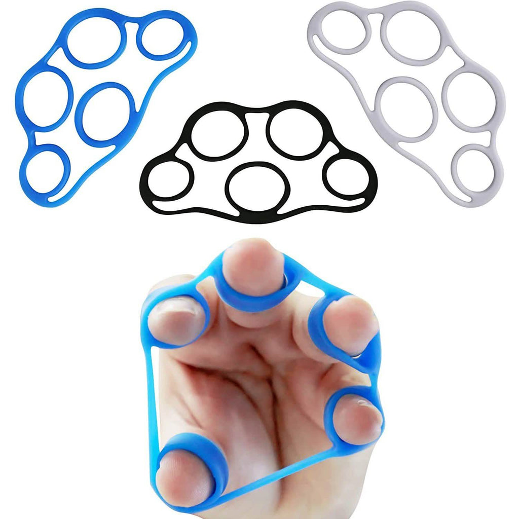 Lot de 3 : Bandes de résistance pour l'étirement et le renforcement des doigts