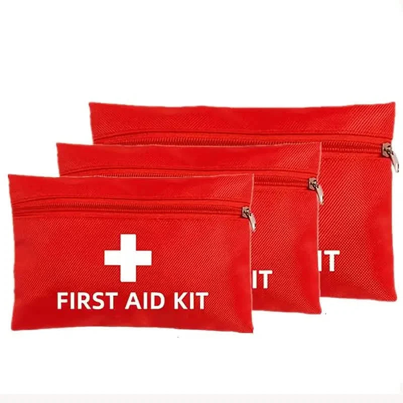 Lot de 3 : Sacs de trousse de premiers secours pour infirmière, sac à outils médical rouge