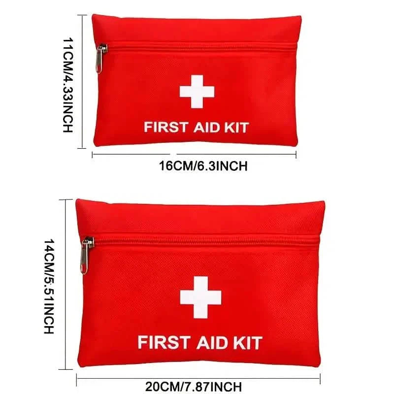 Lot de 3 : Sacs de trousse de premiers secours pour infirmière, sac à outils médical rouge