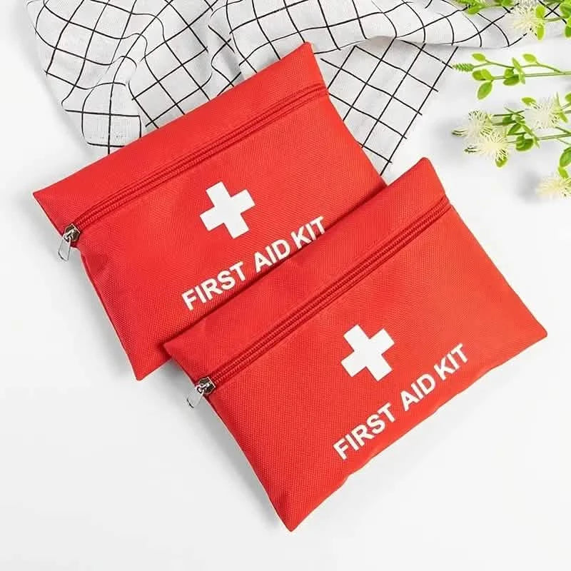 Lot de 3 : Sacs de trousse de premiers secours pour infirmière, sac à outils médical rouge