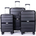 Lot de 3 valises légères avec serrure TSA