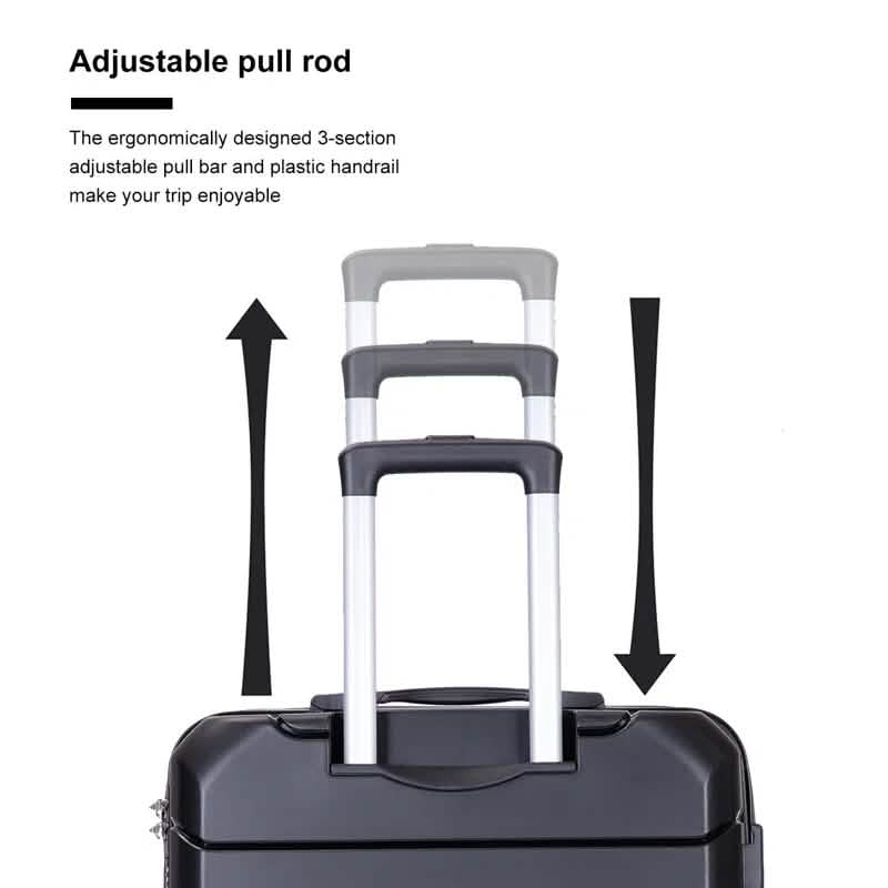Lot de 3 valises légères avec serrure TSA