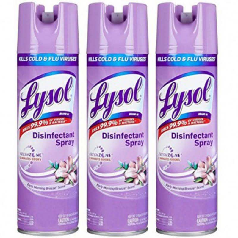 Paquet de 3 : vaporisateur désinfectant Lysol 340 g