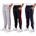 Lot de 3: Joggers Homme en Polaire Active Tricot avec Poches