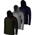 Lot de 3 : Sweats à capuche légers et anti-transpiration pour homme