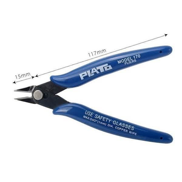 Lot de 3 mini-pinces coupantes pour nez
