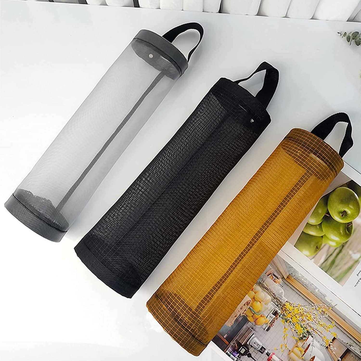 Lot de 3 : Sac de courses en maille plastique