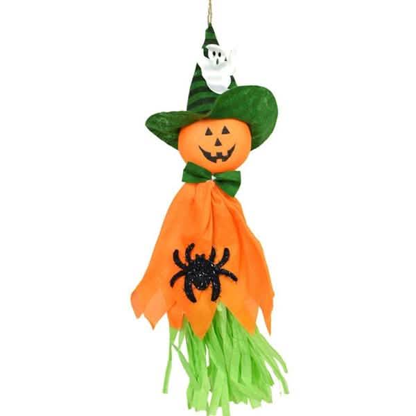 Lot de 3 : Pendentif épouvantail fantôme d'horreur Décoration d'Halloween