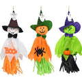 Lot de 3 : Pendentif épouvantail fantôme d'horreur Décoration d'Halloween