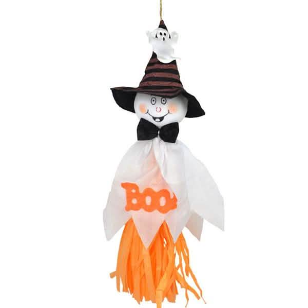Lot de 3 : Pendentif épouvantail fantôme d'horreur Décoration d'Halloween
