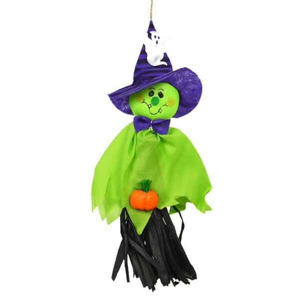 Lot de 3 : Pendentif épouvantail fantôme d'horreur Décoration d'Halloween