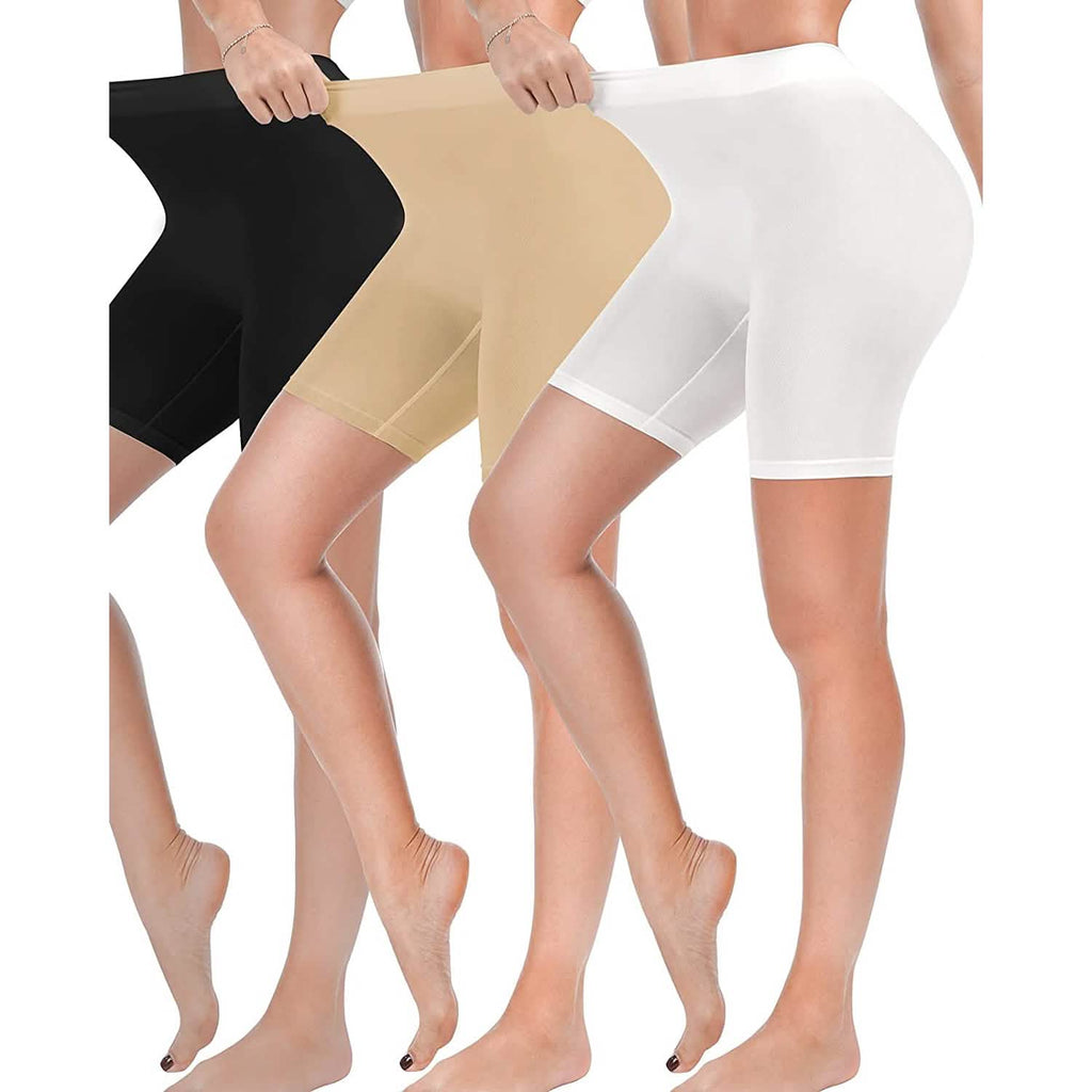 Lot de 3 : Shorty Femme Anti-Frottement pour Robe, Confortable et Doux, Short de Yoga