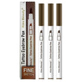Lot de 3 : Stylo-gel à sourcils effet tatouage – Marron