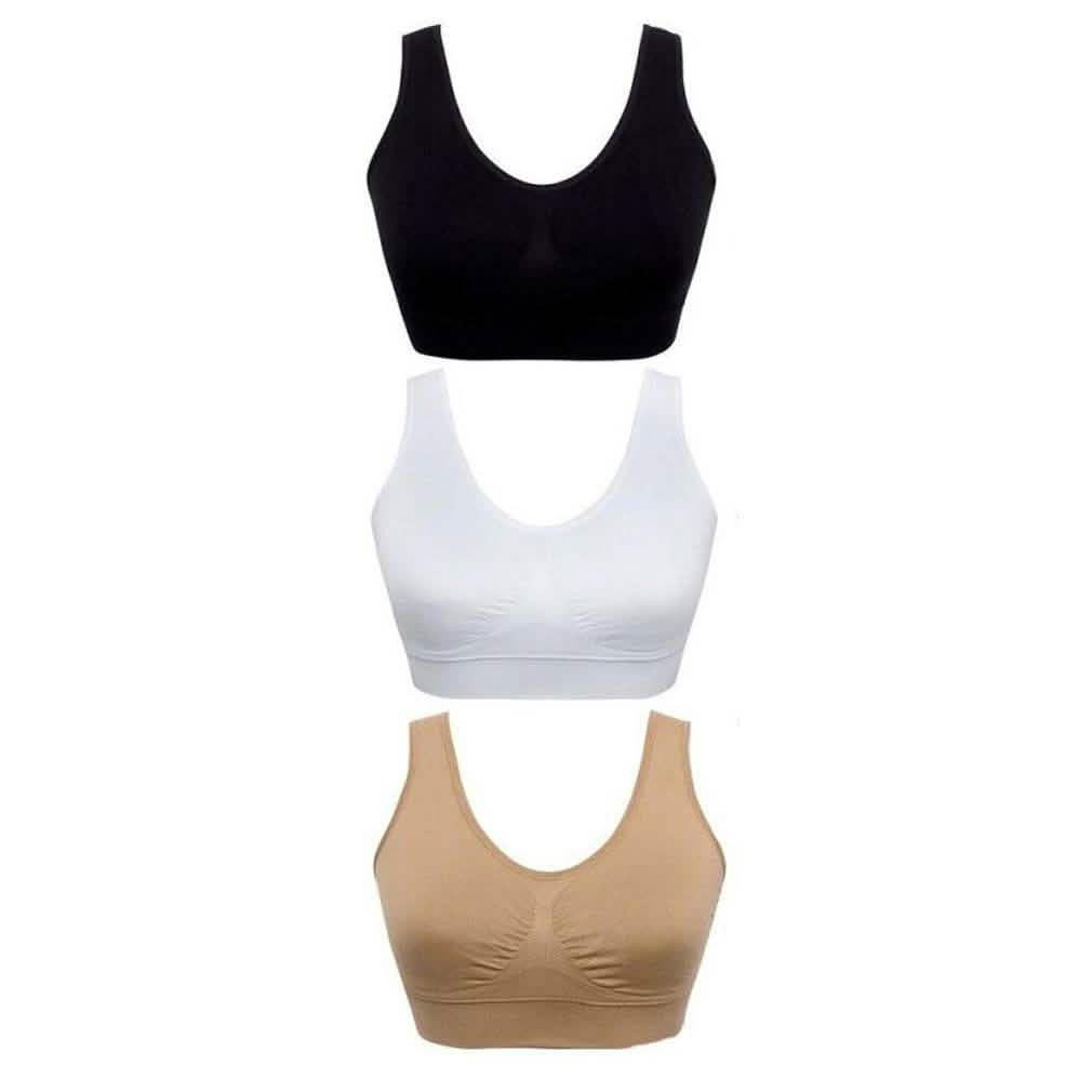 Lot de 3 : Soutiens-gorge Ahh Bra grand confort