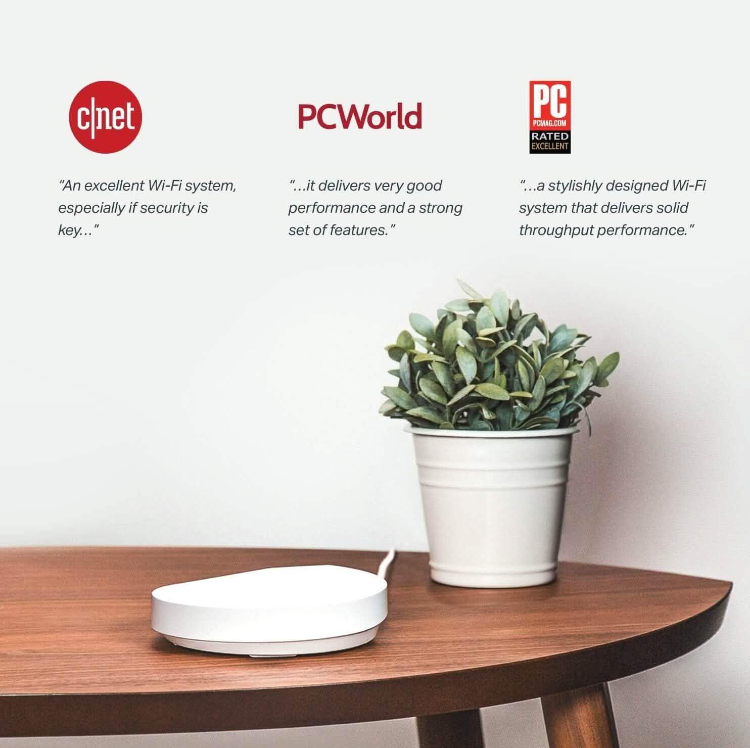Lot de 3 : Système Wi-Fi Mesh TP-Link Deco Routeur/Répéteur Wi-Fi Deco M5 (Reconditionné)