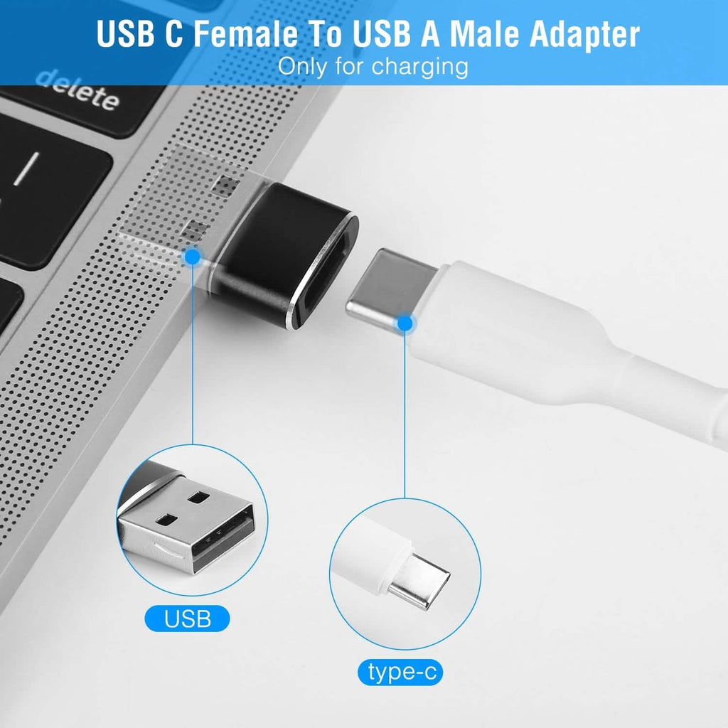 Paquet de 3: Adaptateur convertisseur USB C Type-C Femelle vers USB Type A Mâle