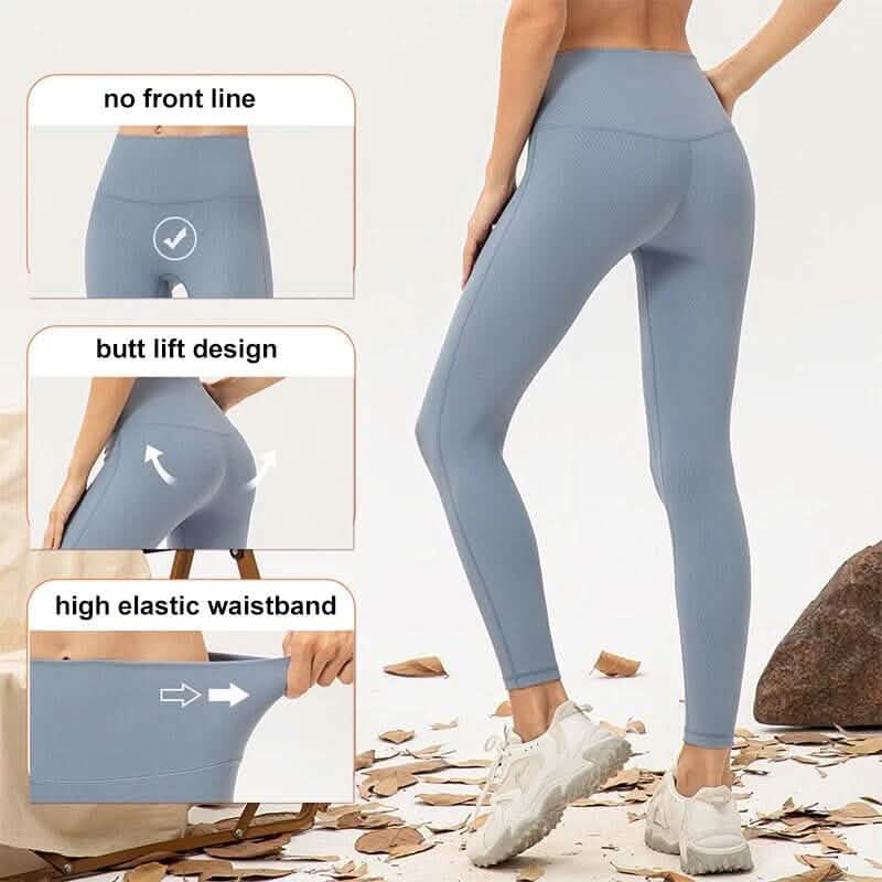Lot de 3 : Leggings doublés en polaire pour femme, taille haute, doux, extensibles et chauds