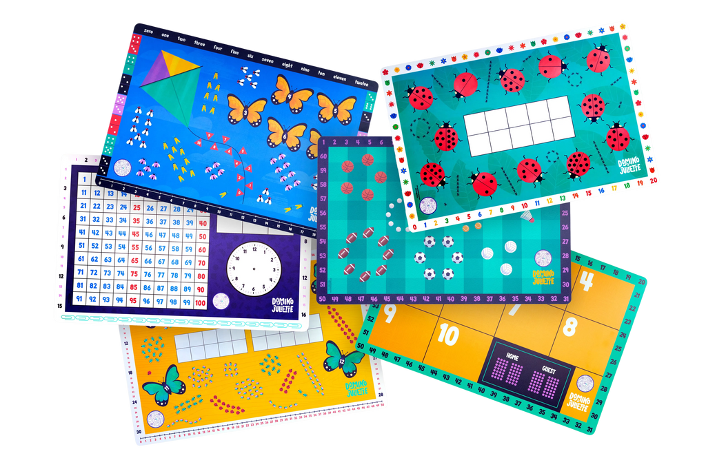 Lot de 3 sets de table mathématiques