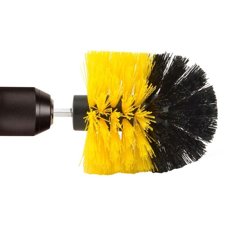 3 pièces : Kit de brosses de nettoyage pour perceuse, toutes surfaces