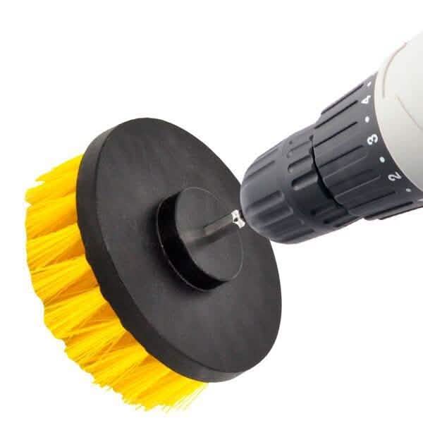 3 pièces : Kit de brosses de nettoyage pour perceuse, toutes surfaces