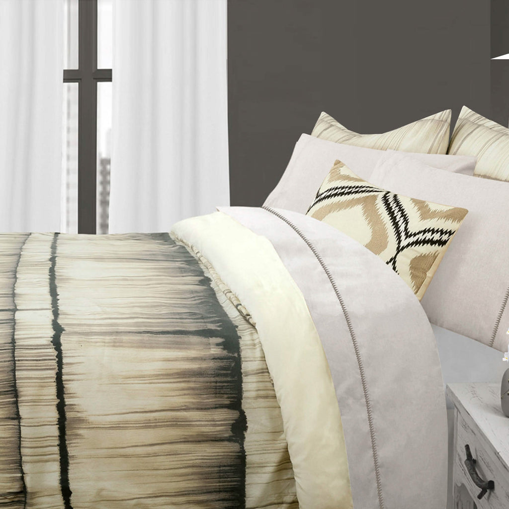 Ensemble de lit 3 pièces avec couette Stria Stripe Global