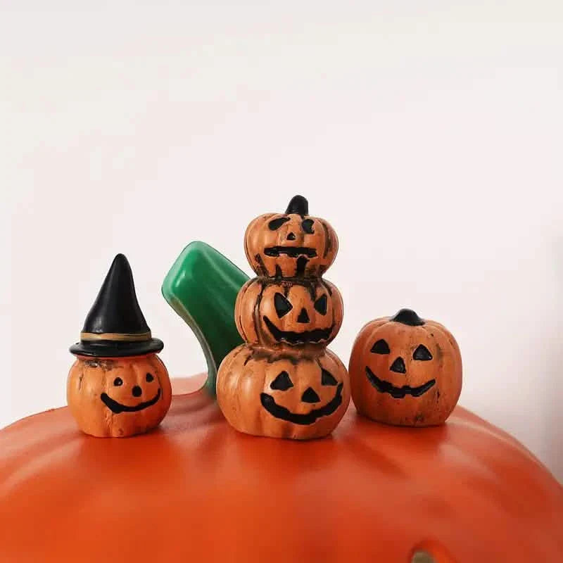 Lot de 3 : Décorations Citrouille d'Halloween